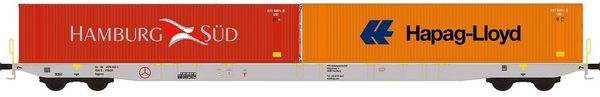 Kato HobbyTrain Lemke H23103 - Container Wagen Sggnss 80 Boxxpress